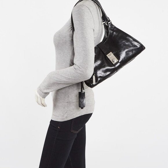 Prada Black Soft Lux Leather Medium Tote Bag - Picture 1 of 10